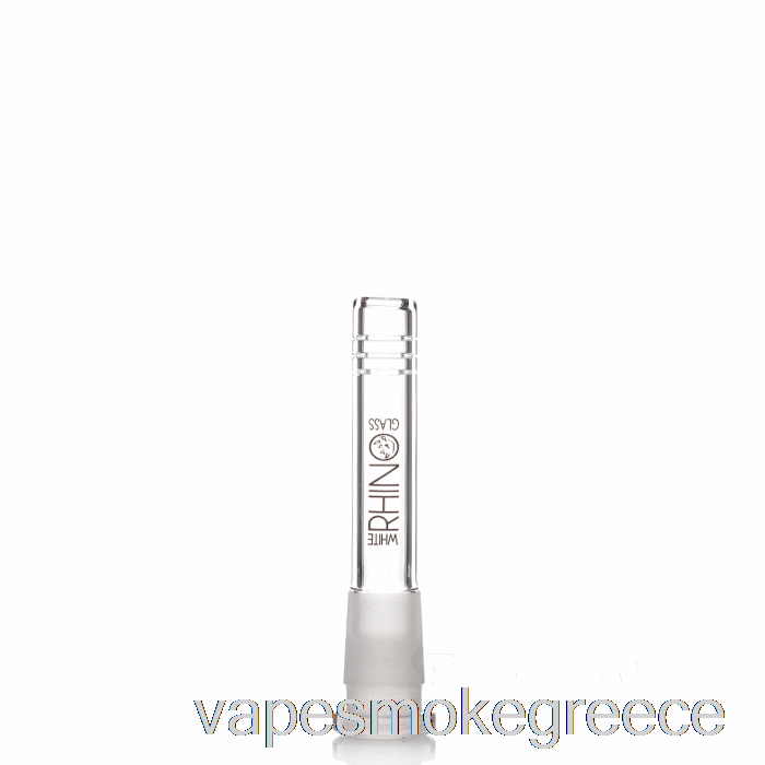 Vape Greece White Rhino 19/14 γυαλί κάτω στέλεχος 3,5 ιντσών